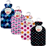 Hotwater Bottle with Fabric Cover